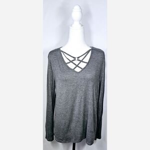 1XL Grey Longsleeve Top